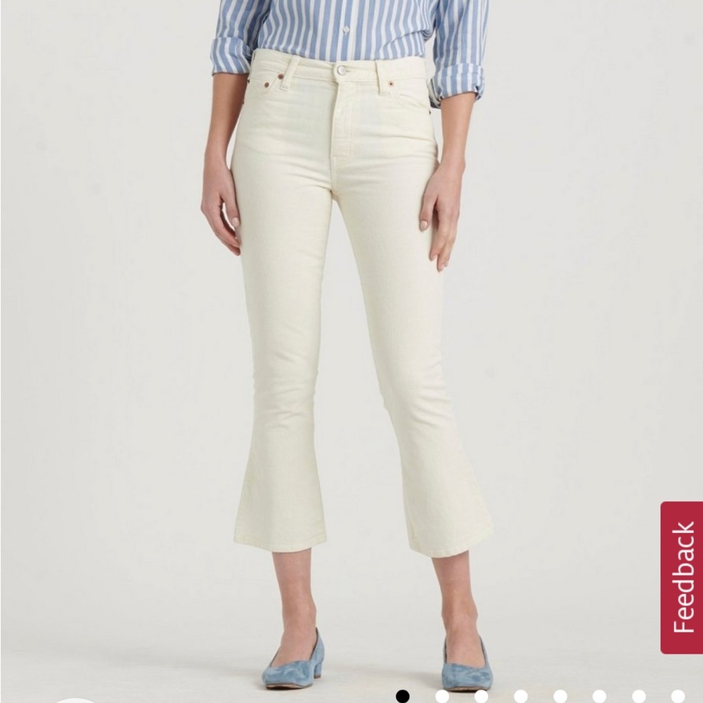 Lucky Brand High Rise Bridgette Mini Boot Corduroy Jean